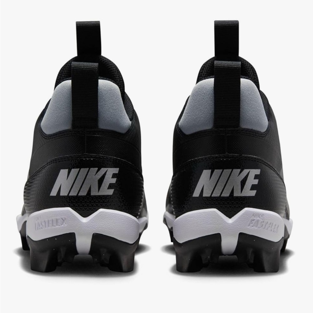 New Nike Men’s Alpha Menace 4 Shark Football Cleats Black White Size 11.5 - Picture 4 of 11